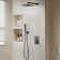 1-Spray Patterns 9.8 In. Dual Fixed And Handheld Shower Head With 1.8 GPM In Oil-Rubbed Bronze