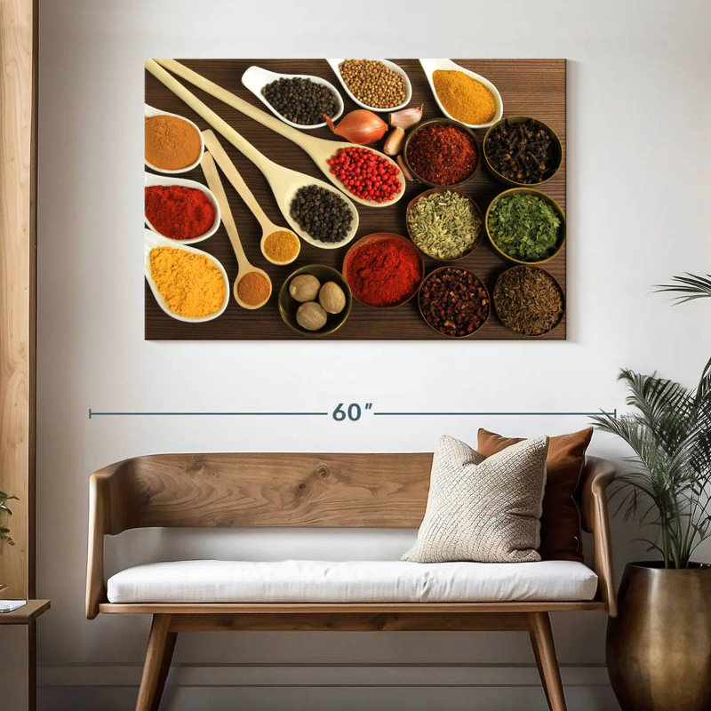 Yarlin Spice Collection, 32" H x 48" W