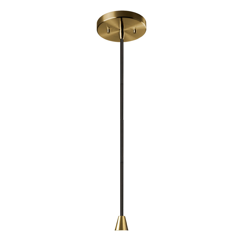 Luminaire suspendu en sablier Leni, Ciel à minuit, Laiton antique