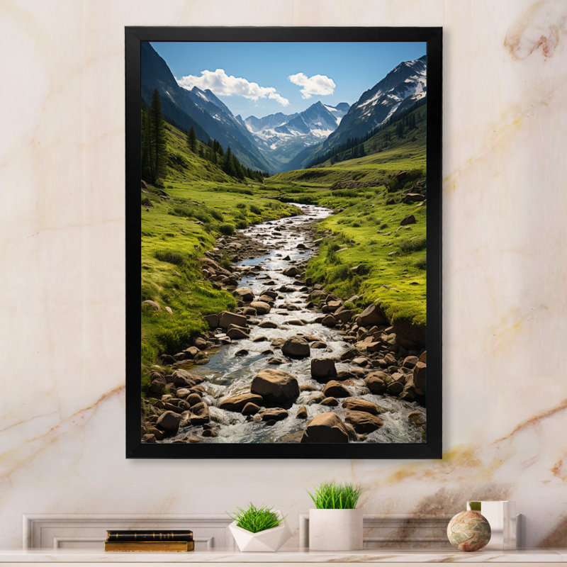 «Bailem Colorado Landscape II», reproduction sur toile, H 44 po x l 34 po x P 1,5 po, Cadre photo noir