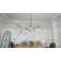 Andea 7-Lights Sputnik Modern Linear Bubble DIY Chandelier With Clear Glass Shade