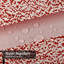 Rideau de douche rose et rose avec 12 crochets-2049672604