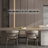 30-light Dimmable Chandelier Modern Chandelier Linear Chandelier Crystal Sphere Chandelier For Kitchen Living Room