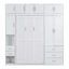 Lit escamotable avec casiers et armoires Murphy-1300161555