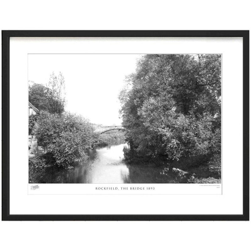 Rockfield, The Bridge 1893 - Single Picture Frame Print, 45cm H x 60cm W x 2.3cm D