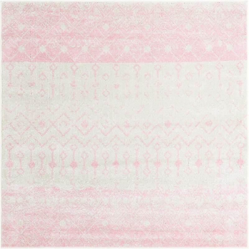 Bradley-Joe Abstract Indoor Rug, Square 6'