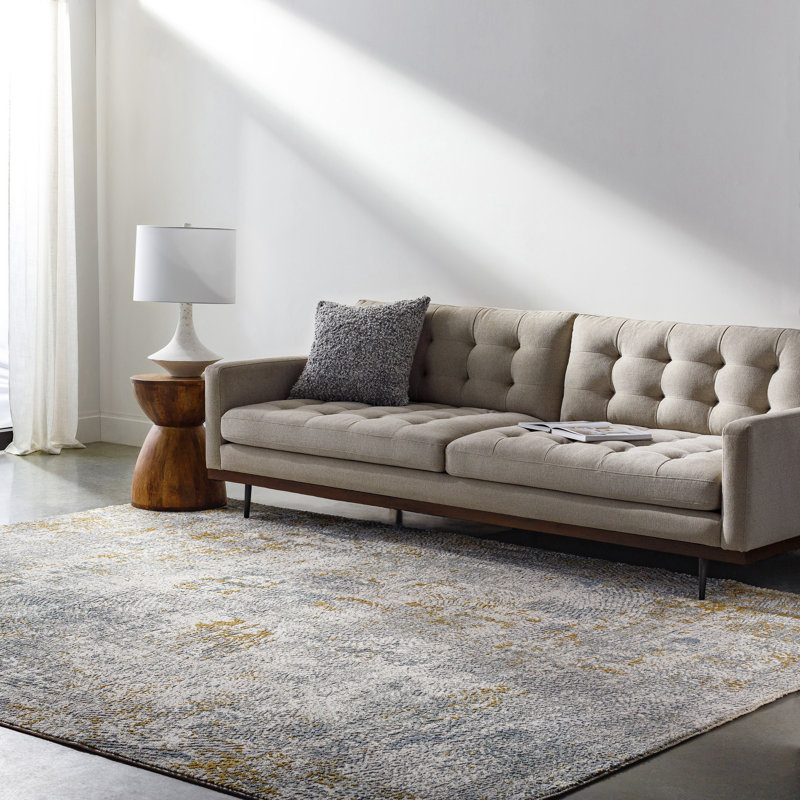 Brisa Abstract Gray Area Rug, Rectangle 10' x 14'