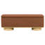 Faux Fur Upholstered Storage Bench-1477825065