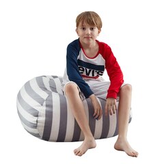 Loungie 55 Stuffed Animal Storage Bean Bag Cover For Bedroom