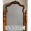 Miroir américain en chêne avec tiroirs