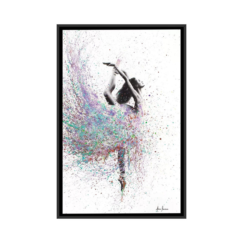 Opal Dance - Reproduction de giclée sur toile tendue avec châssis, H 26 po x l 18 po x P 1,5 po, Toile avec cadre noir