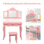 Dressing Table with Mirror-466765103