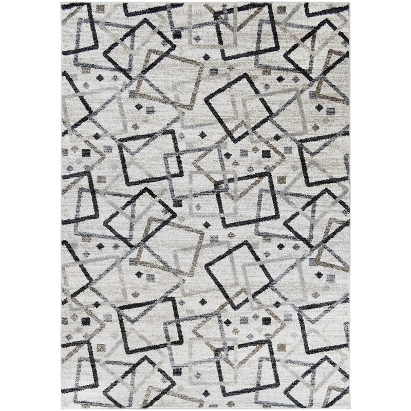 Tapis carré Augusta, Rectangle 7 pi 10 po x 9 pi 10 po