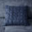 Printed Seersucker Comforter Navy King 7 Piece Fabric Material