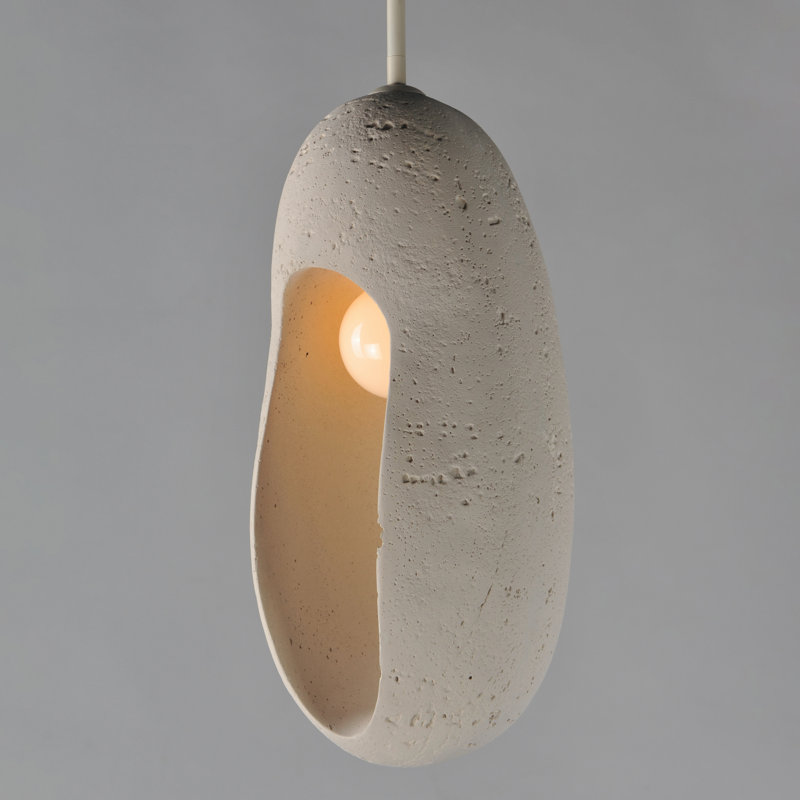 Luminaire suspendu simple Luna, H 21,75 po x l 8,25 po x P 8,25 po