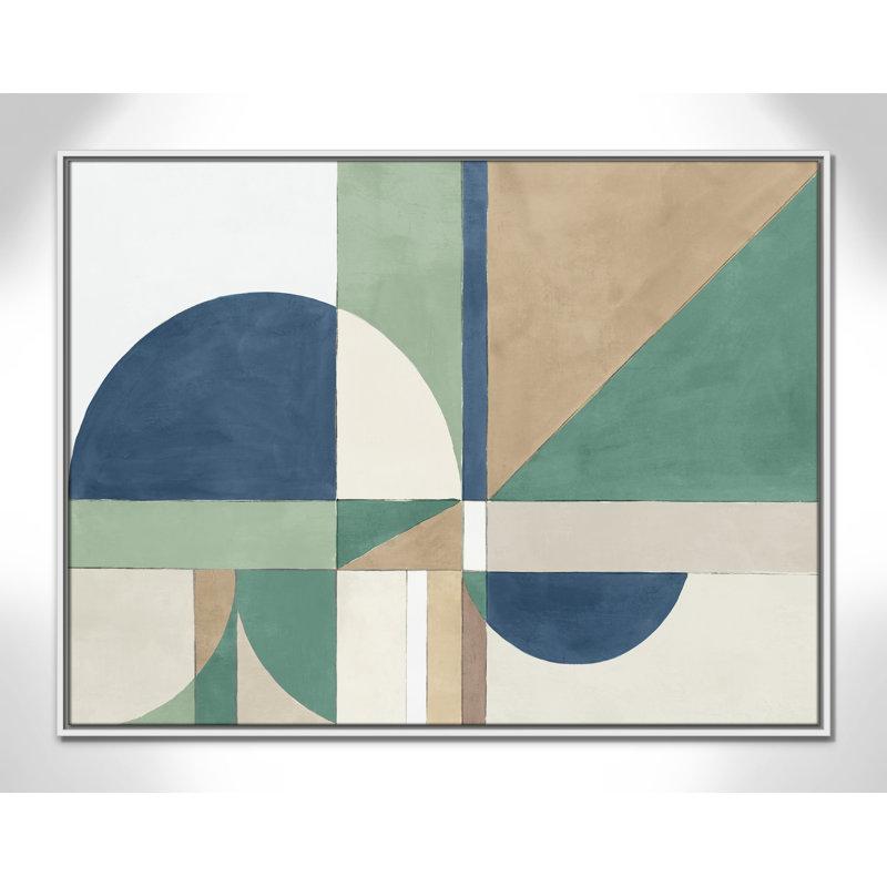 Floater Frame Canvas, 31.5" H x 41.5" W x 2" D, White Framed