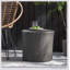 TABLE D'APPOINT RD BARREL UNE TOUCHE DE POLYÉTHYLÈNE EN rotin 17,50 po x P 17,50 po x H 16,75 po