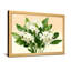 Plantes et fleurs Fleurs blanches avec feuilles vertes sur toile-420278441-420278444-420278446