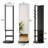 360° Rotating Multifunctional Solid Wood Floor Full Length Mirror With Hook Storage Rack For Bedroom, Living Room, Cloakroom-1526333109