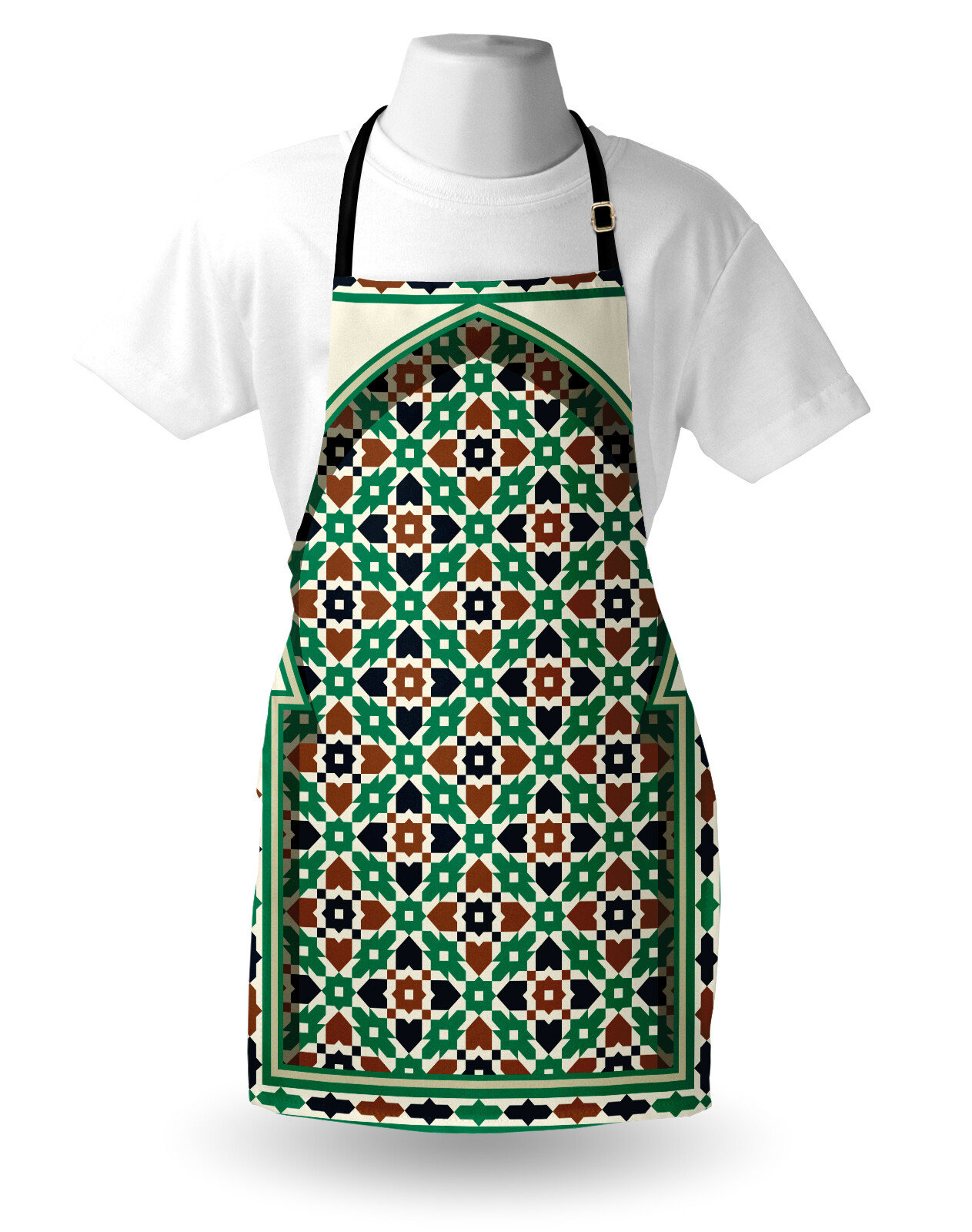 Bless international East Urban Home Retro Apron Unisex Moroccan