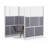 Système de cloison modulaire Harmony - mur additionnel 70 po x 70 po