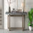 Entryway Table With Pine Veneer,Unique Triple Rectangle Design Console Table With Thick Pine Wood Legs,Extra Long Sofa Table-1360468927