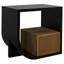 Table de bout avec rangement burton