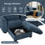 Canapé modulaire de coin en U modulaire, canapé transformable librement combinable avec 2 repose-pieds pour le salon-1820074462