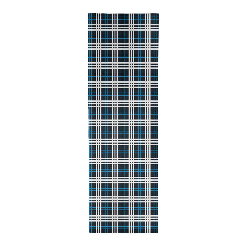 Plaid Indoor Rug, Round 5'