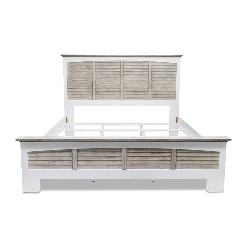 Ahriya - Bed - King - Dapple Grey and Blanc Finish, King