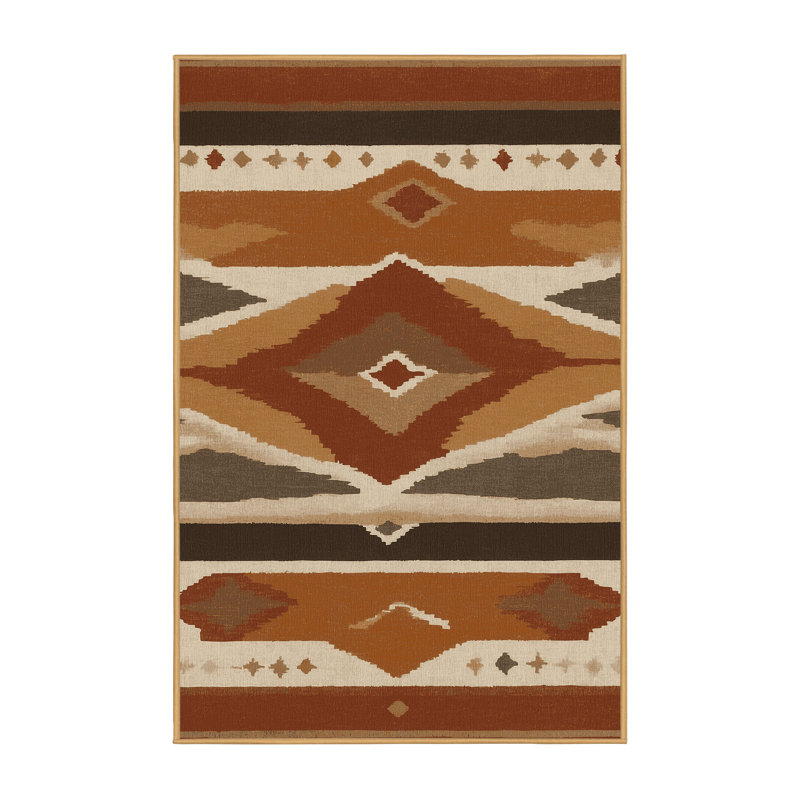 Copper Horizon Rug, Rectangle 2' x 3'