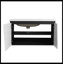 Ensemble de meuble-lavabo simple 35,60 po avec plateau en céramique Canberra