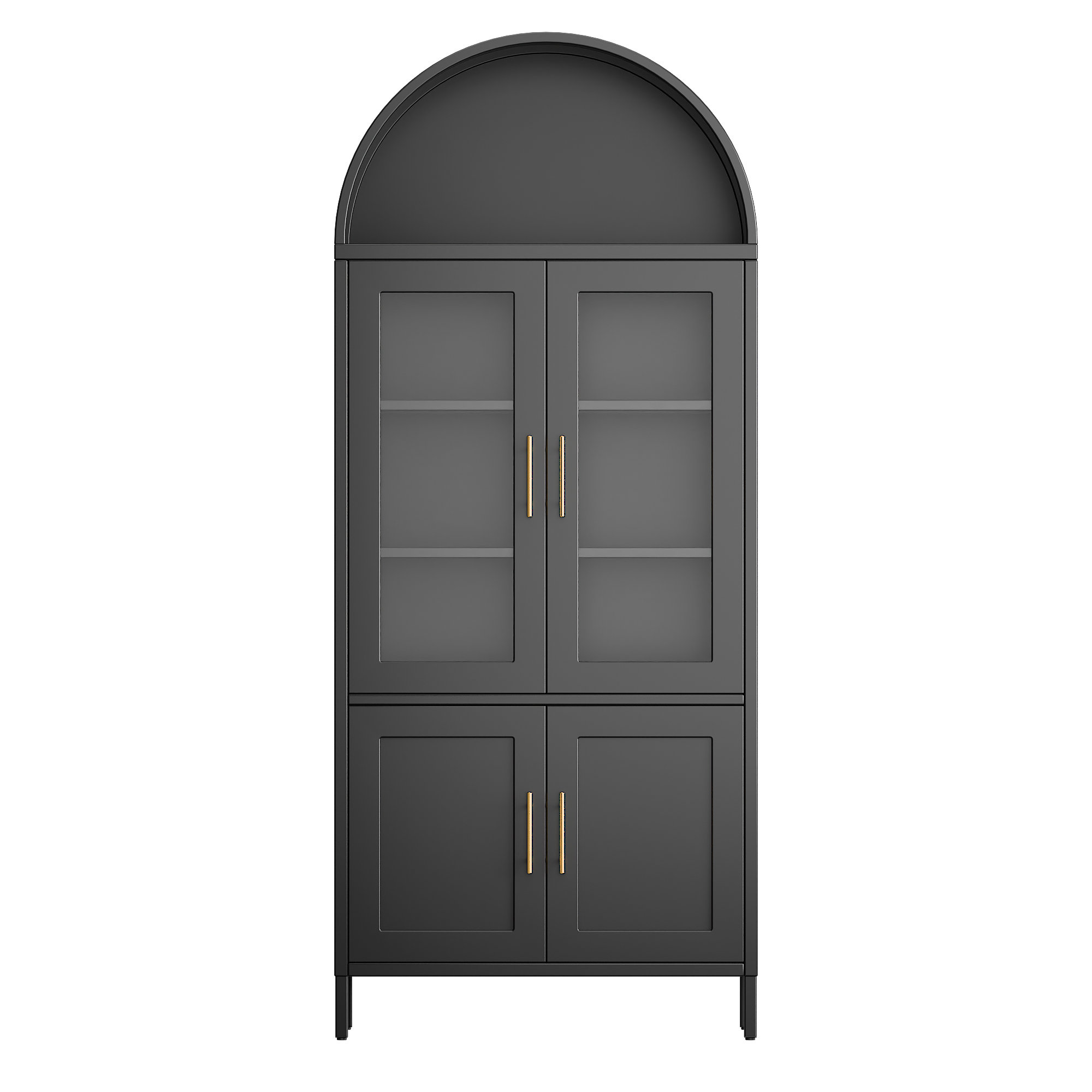 Latitude Run® 30.71 In. W X 72.83 In. H X 15.35 In. D 3shelf Metal Freestanding With