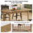 63-Inch Rectangular Wood Dining Table-2088392479
