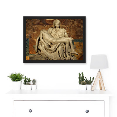 Michelangelo Pieta 1499 Painting - Single Picture Frame Art Prints