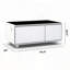 Table basse intelligente avec tiroirs réfrigérés intégrés, haut-parleur Bluetooth et chargement sans fil - blanc-58151350