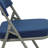 Ivadelle Upholstered Metal Folding Event Chairs with Padded Seats-1993064822