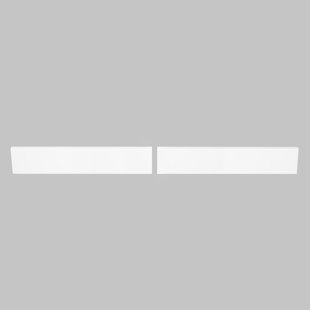 49 in. W Engineered Carrara Marble Backsplash (2pcs of 24.5in)