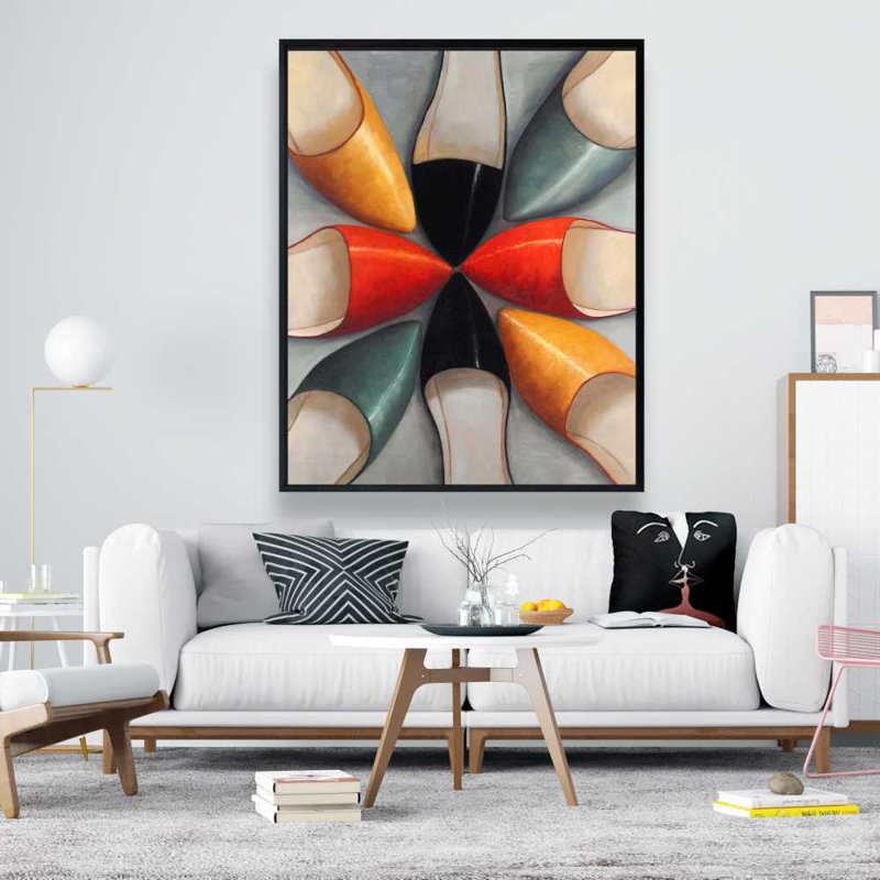 Art sur toile, chaussures pour femmes | Décoration intérieure