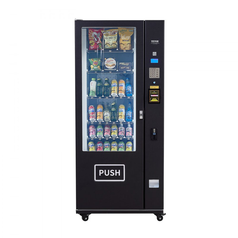 Snack réfrigéré à 36 compartiments avec distributeur automatique de billets / pièces