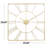 Pom CosmoLiving by Cosmopolitan Metal Open Frame Square Wall Clock-56106023