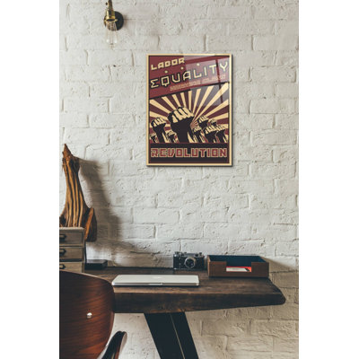 Trinx 'Revolution' Acrylic Glass Wall Art