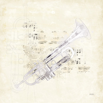 «Musical Gift VI» par Katie pertiet - peinture sur toile tendue