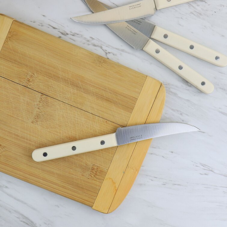 Martha Stewart Everyday High Carbon Stainless Steel 4-Piece Cutlery Set 