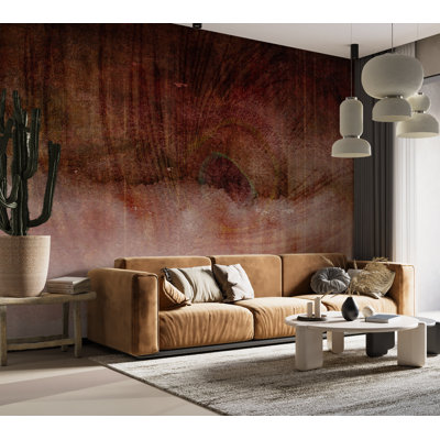 Surface Background Wallpaper Wall Mural - Brown Concrete Expression