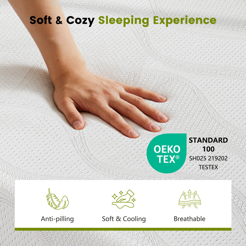 Memory Foam Mattress, 10", Queen