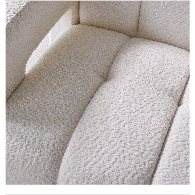 Fauteuil d'appoint rembourré 31,10 po, Beige