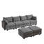 Canapé-lit modulaire moderne avec repose-pieds modulaire Sectiona-1712607168