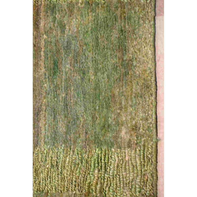 Jute / Sisal Striped Area Rug in Green