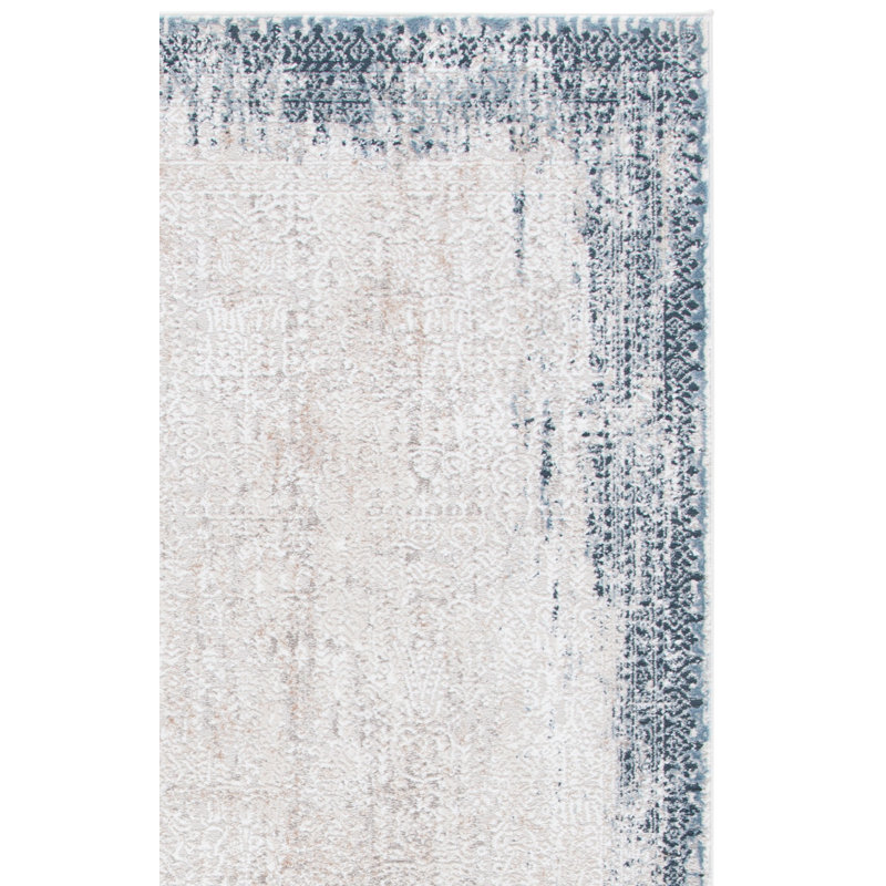 Bobbee Performance Oriental Rug, Square 6'7"